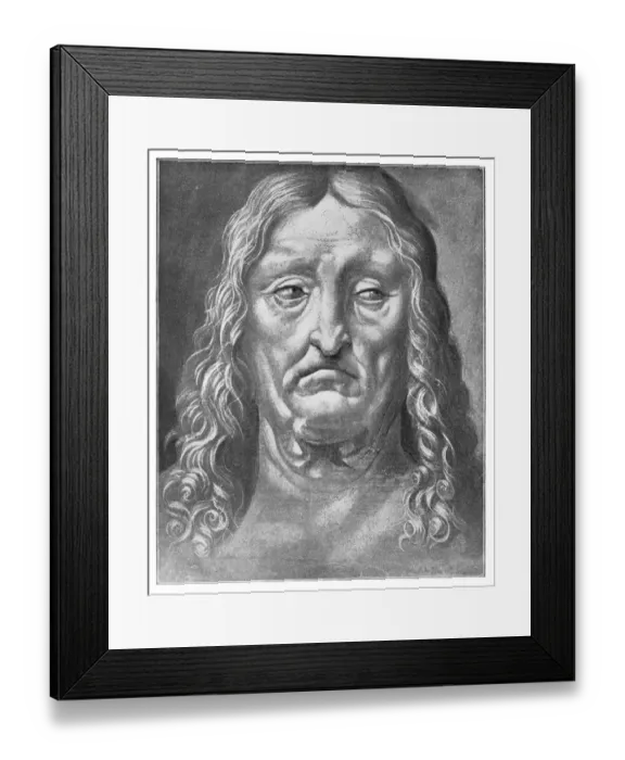 Framed Print : Face of a man by Leonardo Da Vinci Framed Print : Face of a man by Leonardo Da Vinci