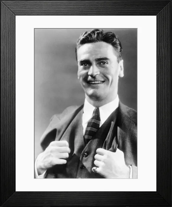 Framed Print : MODEL FRANK COLEMAN IN SUIT, 1932 Framed Print : MODEL FRANK COLEMAN IN SUIT, 1932