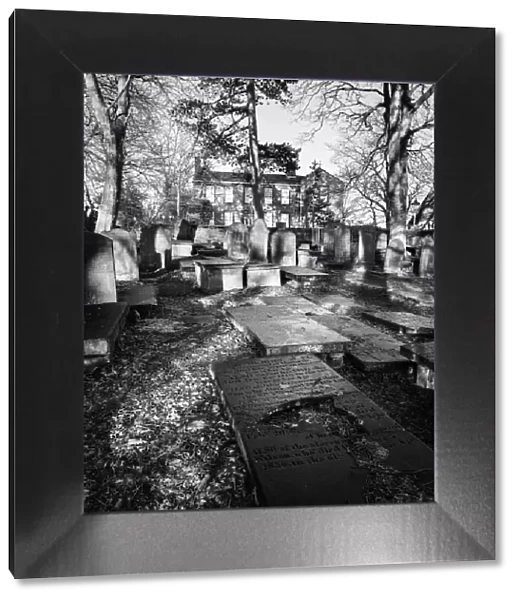 Haworth Graveyard looking to the Parsonage