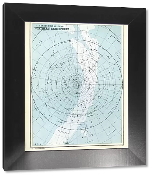 Astronomical Chart - Northern Hemisphere