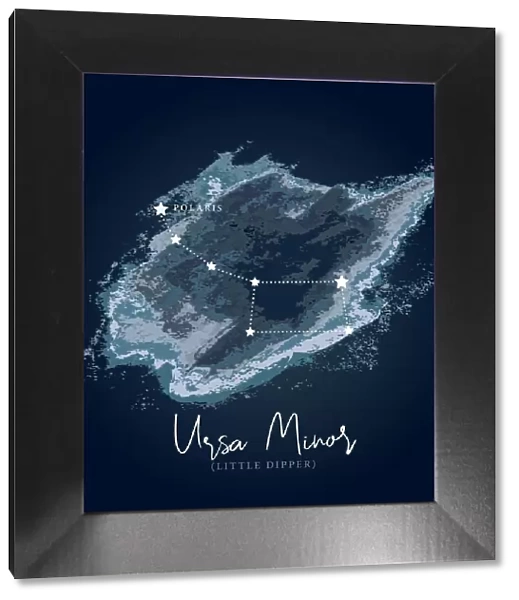 Modern Night Sky Constellation - Ursa Minor