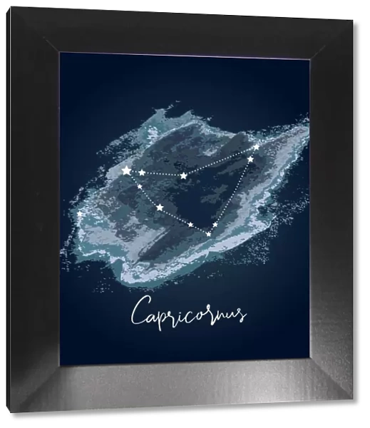Modern Night Sky Constellation - Capricornus