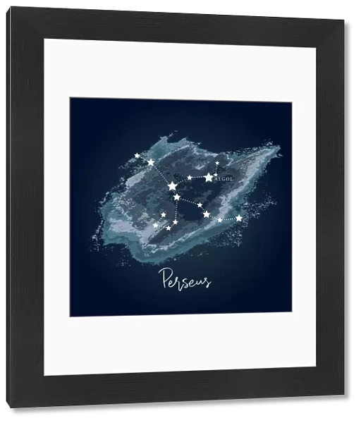 Modern Night Sky Constellation - Perseus