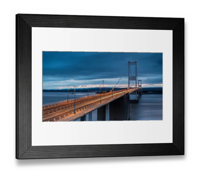 Framed Print : Night Bridge Framed Print : Night Bridge