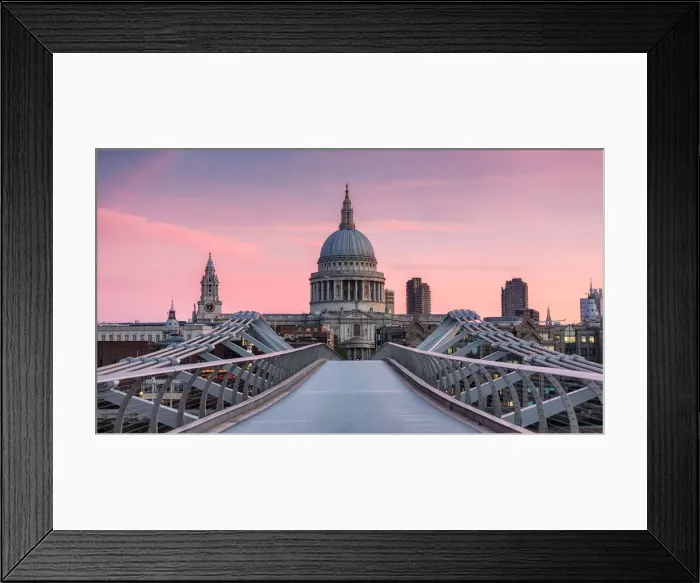 Framed Print : St Pauls Blush Framed Print : St Pauls Blush