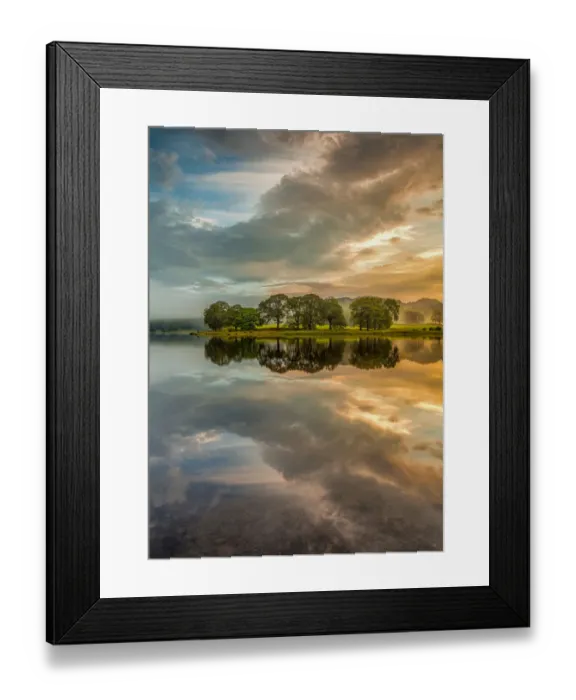 Framed Print : Esthwaite Lake District