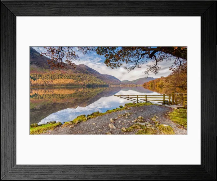 Framed Print : Lakeside Reflection #3 Framed Print : Lakeside Reflection #3