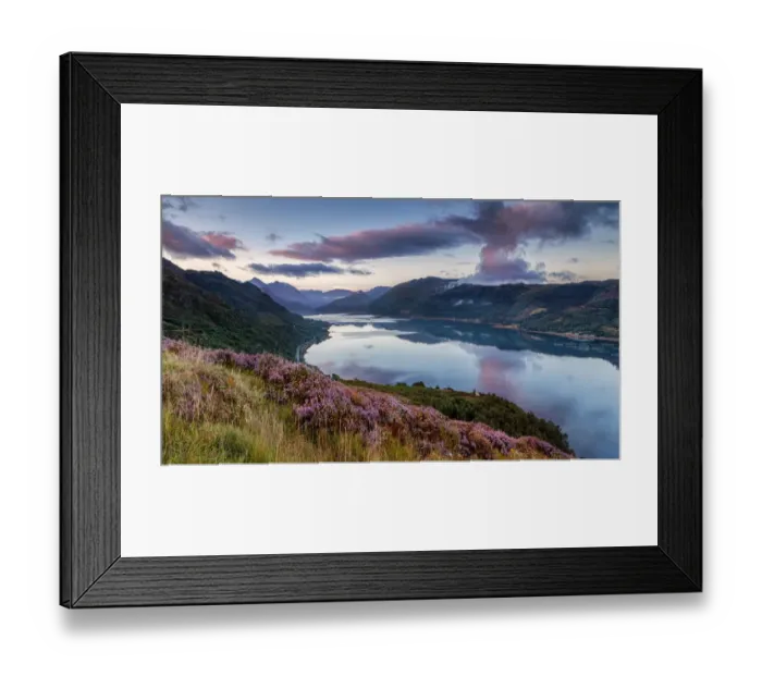 Framed Print : Duich. Loch Duich, Scottish Highlands, Scotland