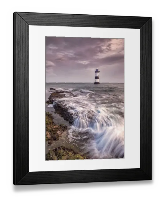 Framed Print : Ravage. Penmon Poin, Wales. February 19, 2019