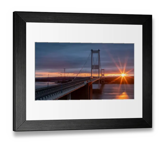 Framed Print : Sunset Bridge Framed Print : Sunset Bridge