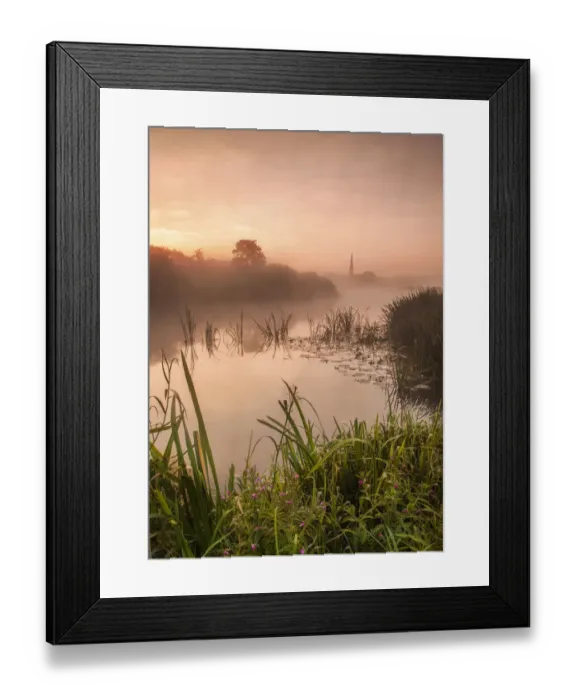 Framed Print : St Ives Nature Reserve Cambridge