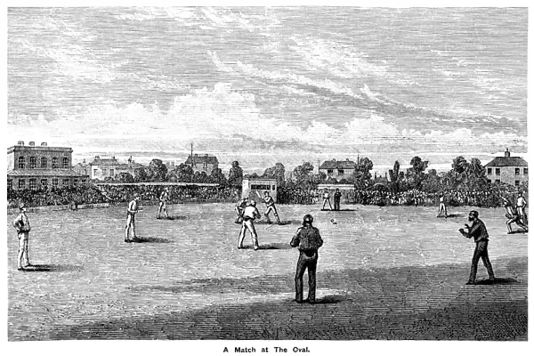 Cricket at The Oval c1855