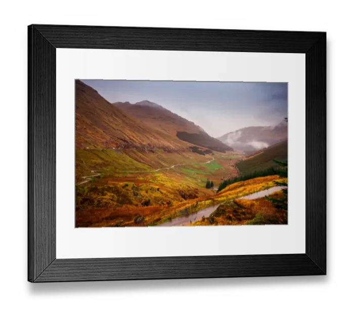 Framed Print : Highlands. Glencoe is a village in western Scotland Framed Print : Highlands. Glencoe is a village in western Scotland