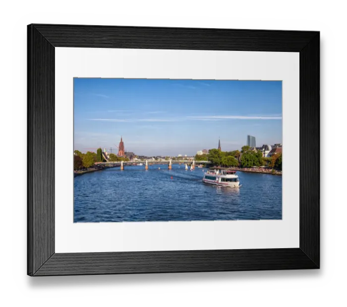 Framed Print : Frankfurt Rhein Framed Print : Frankfurt Rhein