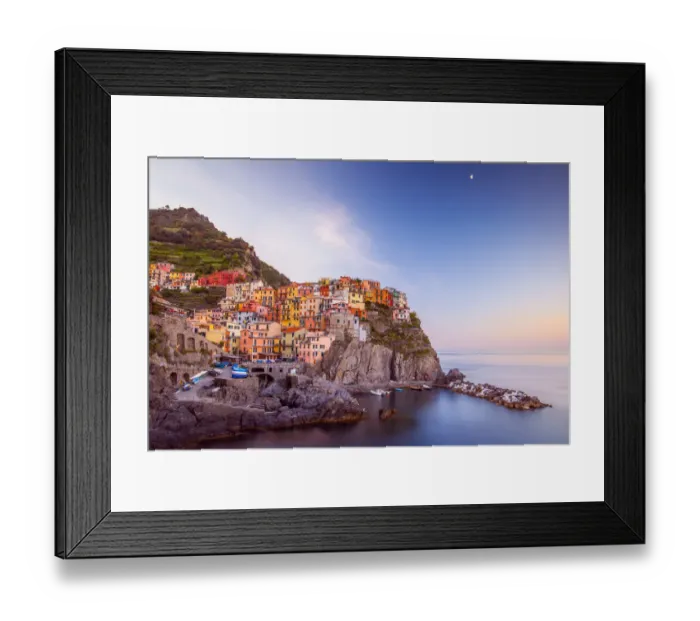 Framed Print : Panorama Manarola Framed Print : Panorama Manarola