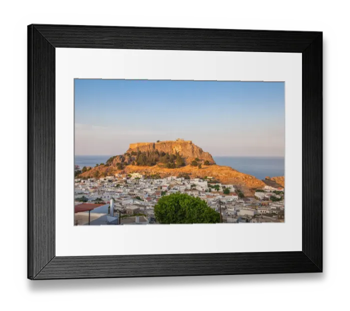 Framed Print : Lindos Rhodos
