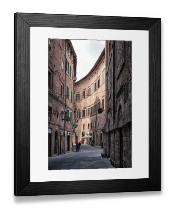 Framed Print : Curvy Street Framed Print : Curvy Street