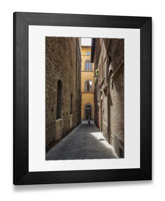 Framed Print : Small street of Siena Framed Print : Small street of Siena