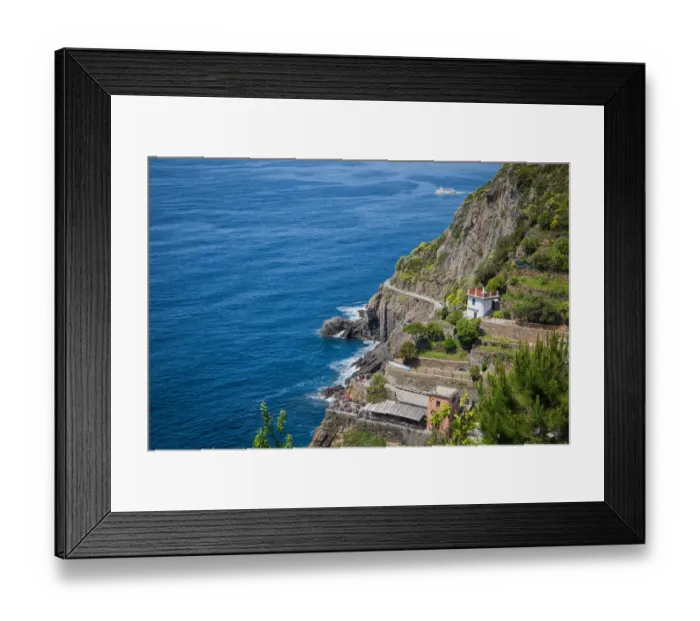 Framed Print : Riomaggiore Coast Framed Print : Riomaggiore Coast