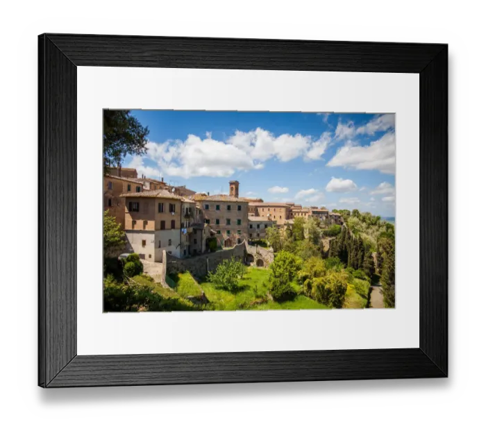 Framed Print : Volterra Panorama