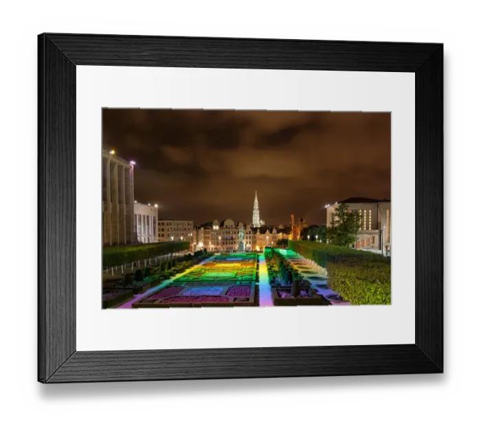 Framed Print : Panorama Brussels