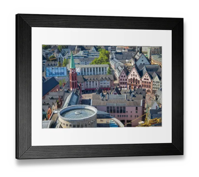 Framed Print : Frankfurt Old Town Framed Print : Frankfurt Old Town