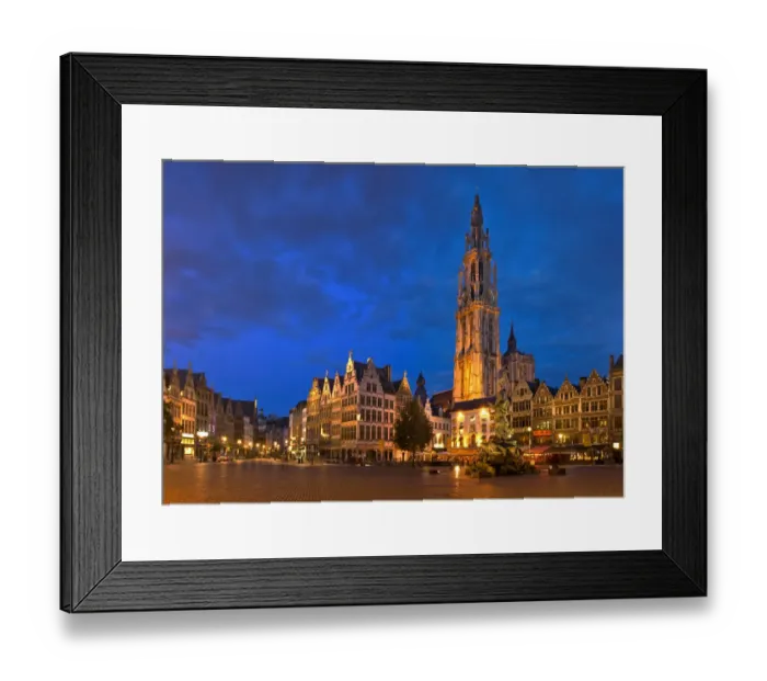 Framed Print : Antwerpen Panorama Framed Print : Antwerpen Panorama