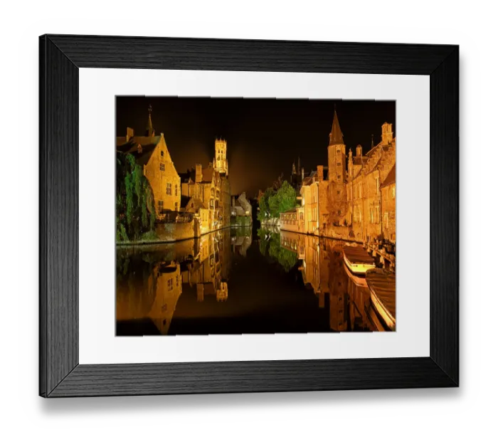 Framed Print : Brugge by night Framed Print : Brugge by night