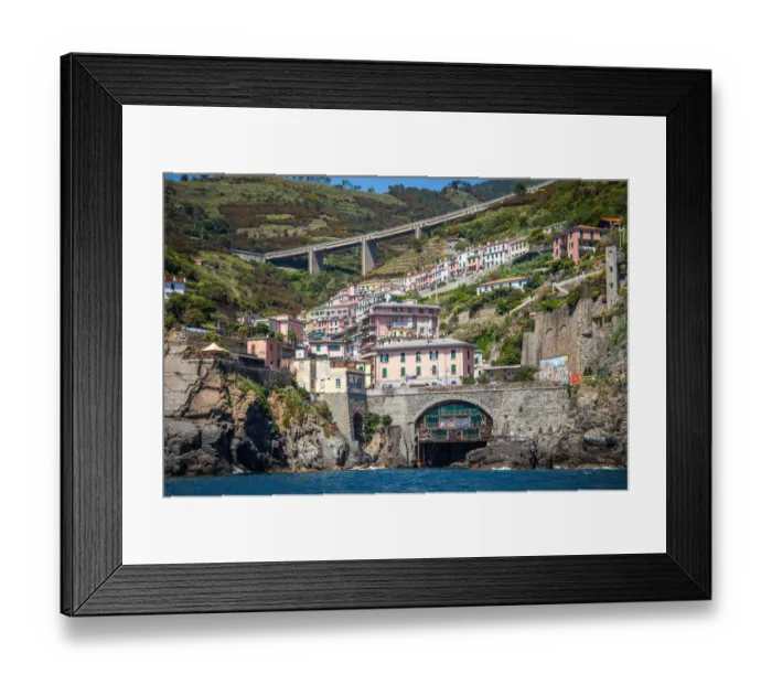 Framed Print : Riomaggiore Station Framed Print : Riomaggiore Station