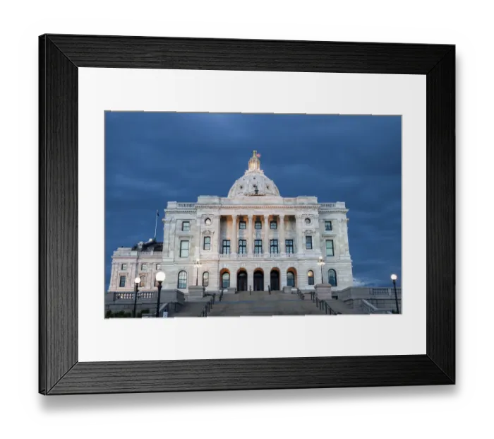 Framed Print : Minnesota State Capitol building Framed Print : Minnesota State Capitol building