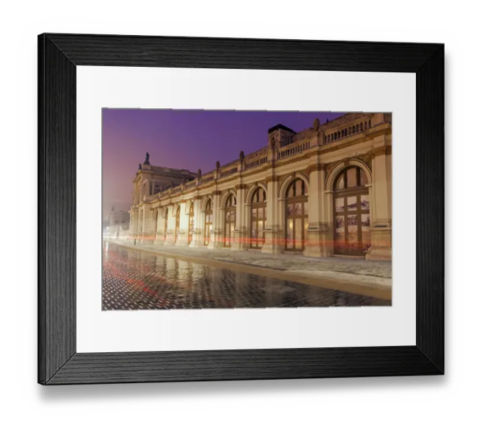Framed Print : Hungary, Budapest, Varkert Bazar illuminated at night Framed Print : Hungary, Budapest, Varkert Bazar illuminated at night
