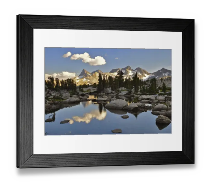 Framed Print : Ritter Range, Ansel Adams Wilderness