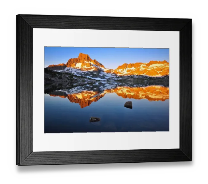 Framed Print : Thousand Island lake, Ansel Adams Wilderness Framed Print : Thousand Island lake, Ansel Adams Wilderness