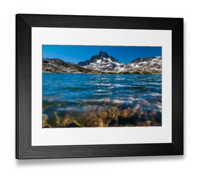 Framed Print : Banner Peak above the Thousand Island Lake Framed Print : Banner Peak above the Thousand Island Lake