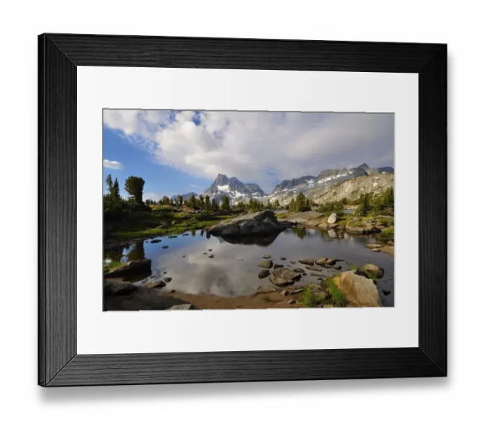 Framed Print : Banner Peak, Ansel Adams Wilderness