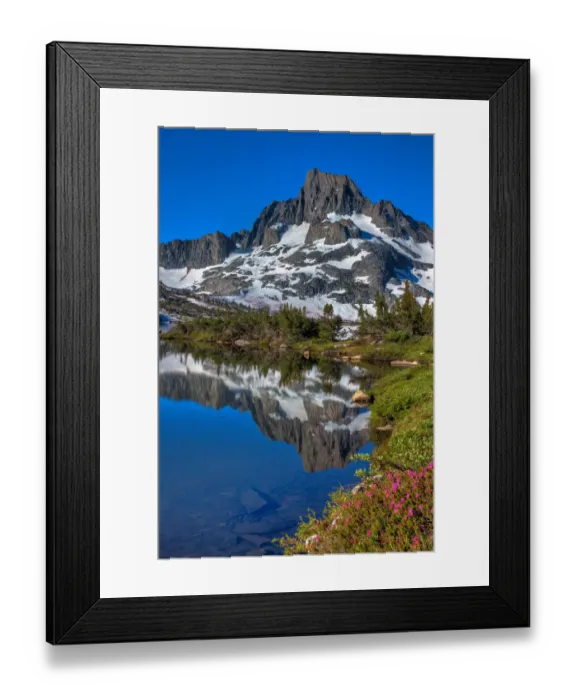 Framed Print : Mt Banner reflecting off Thousand Island Lake Framed Print : Mt Banner reflecting off Thousand Island Lake