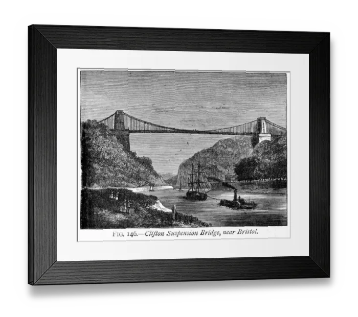 Framed Print : Clifton Suspension Bridge, Bristol Framed Print : Clifton Suspension Bridge, Bristol