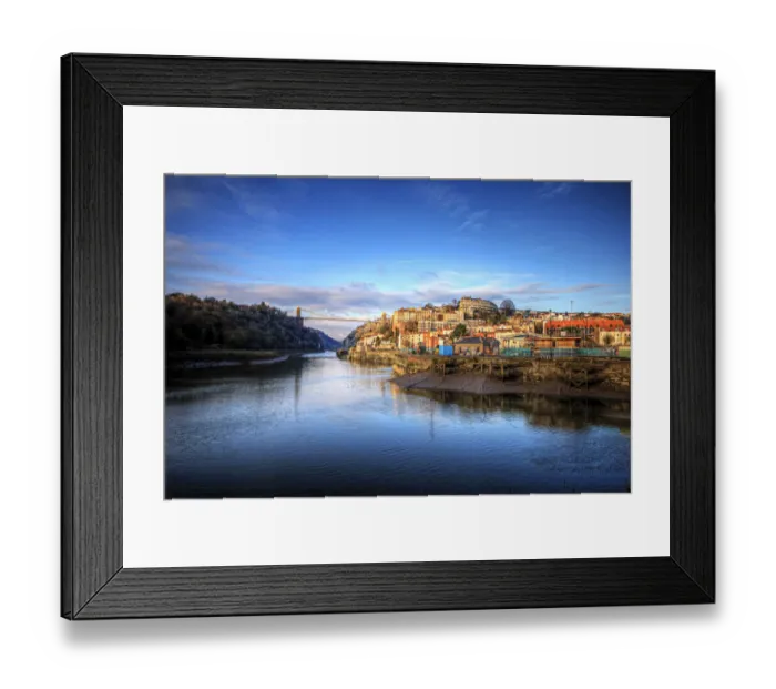 Framed Print : Illuminating Clifton - Suspension Bridge Bristol