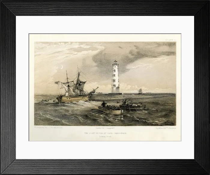 Framed Print : Crimean War - Lighthouse at Cape Chersonese Framed Print : Crimean War - Lighthouse at Cape Chersonese
