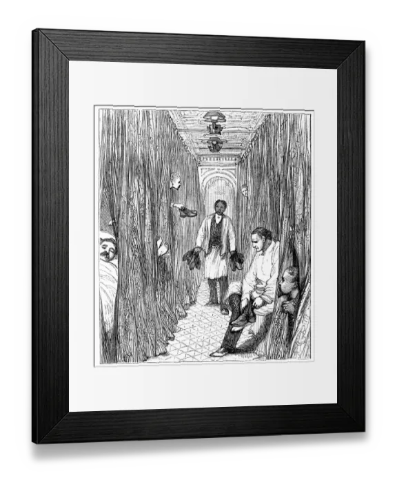 Framed Print : Pullman sleeping car Framed Print : Pullman sleeping car