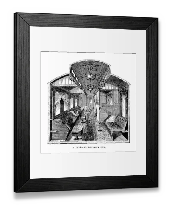 Framed Print : Pullman Railway Car Framed Print : Pullman Railway Car