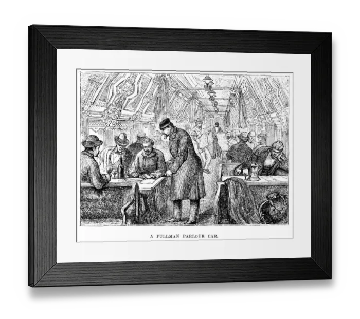 Framed Print : Pullman parlour car Framed Print : Pullman parlour car