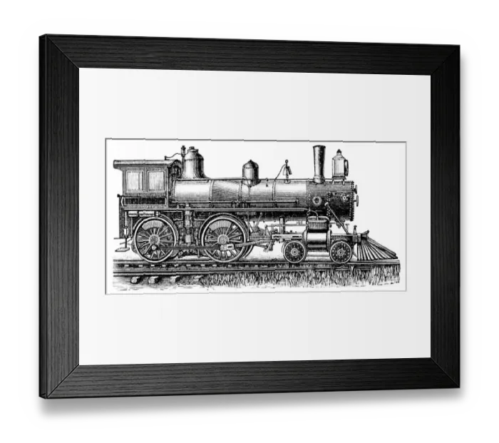 Framed Print : Steam locomotive Framed Print : Steam locomotive