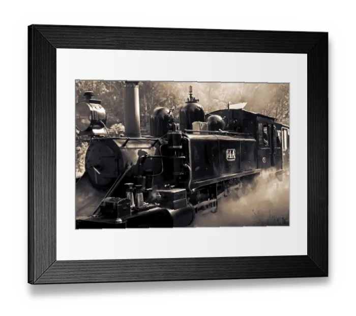 Framed Print : Its Alive. The iconic steam train from the Dandenong Ranges Framed Print : Its Alive. The iconic steam train from the Dandenong Ranges