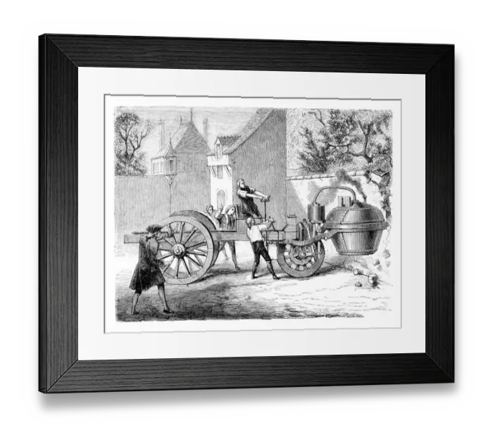 Framed Print : First Locomotive from 1770 Framed Print : First Locomotive from 1770