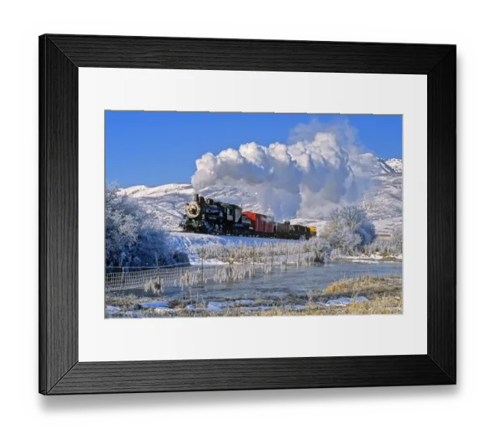 Framed Print : Steam at Snake Creek Framed Print : Steam at Snake Creek