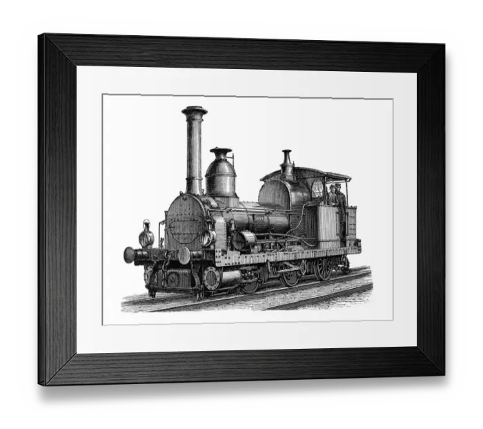 Framed Print : Old Liliput Locomotive Framed Print : Old Liliput Locomotive