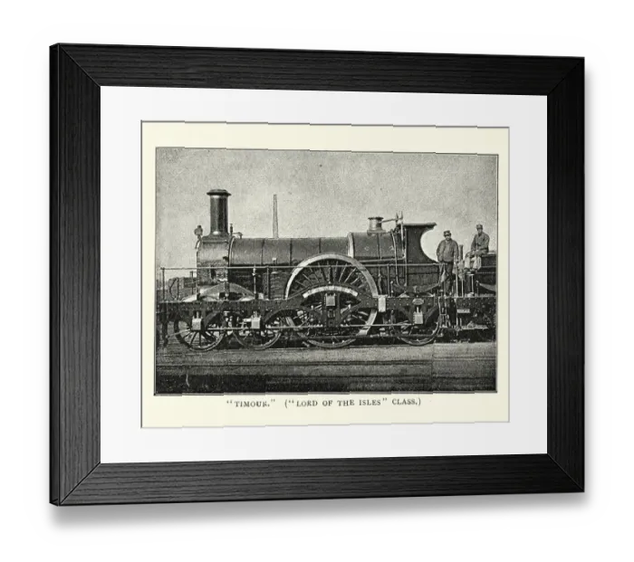 Framed Print : Lord of the isles class victorian steam train