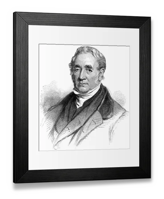 Framed Print : George Stephenson Framed Print : George Stephenson