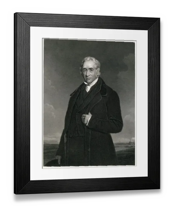 Framed Print : George Stephenson Framed Print : George Stephenson